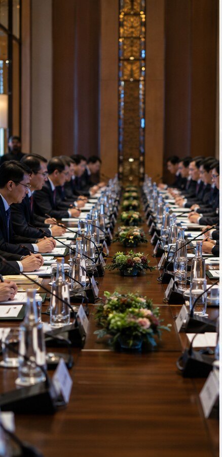 Politics editorial image for Rubio and Wang meet as U.S.–China tensions shadow major ASEAN gathering