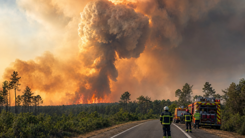 France Battles Record Wildfire as Extreme Heat Threatens New Flare-Ups